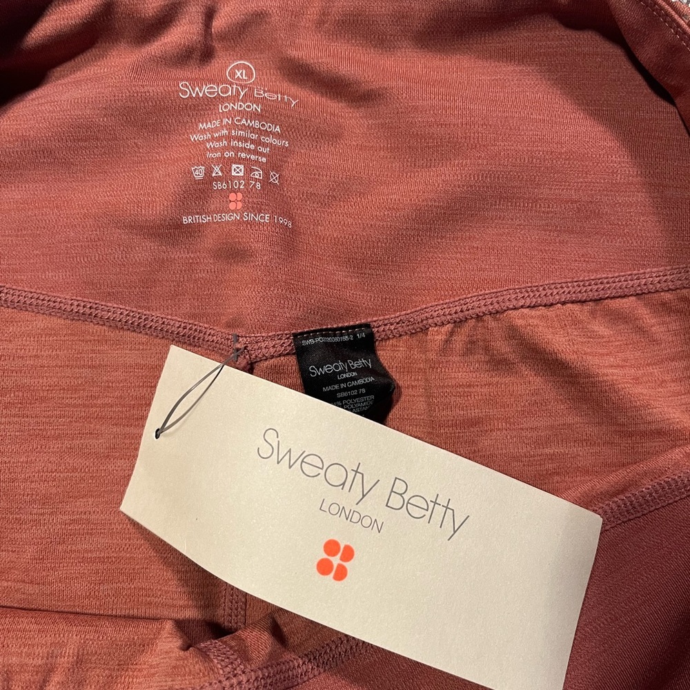 NWT Sweaty Betty Disco Metallic Leggings with 7/8 Length Size XL - Picture 8 of 12